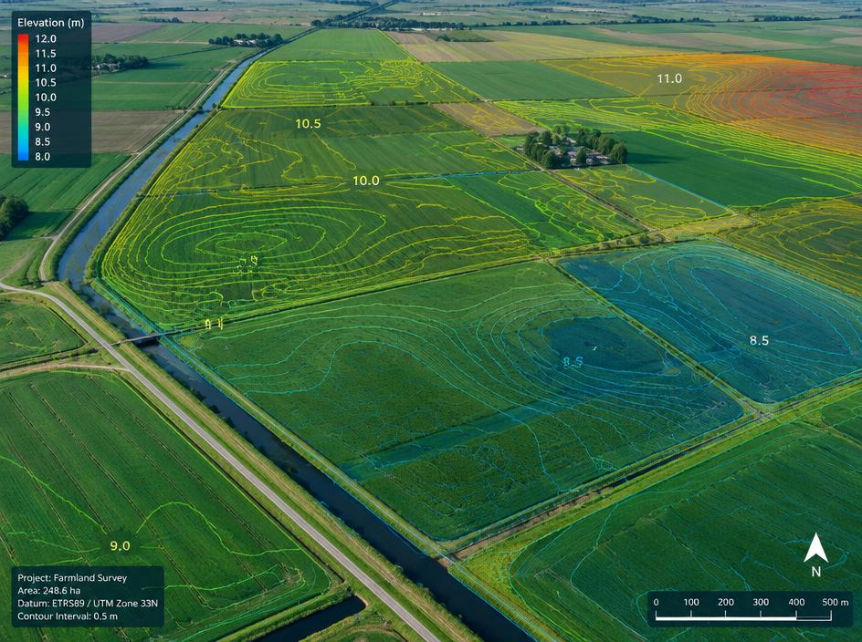 Topografía y drenajes